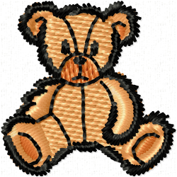 Teddy Embroidery Design 2 Teddy Embroidery Design 2